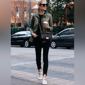 Live a Little Olive Utility Jacket